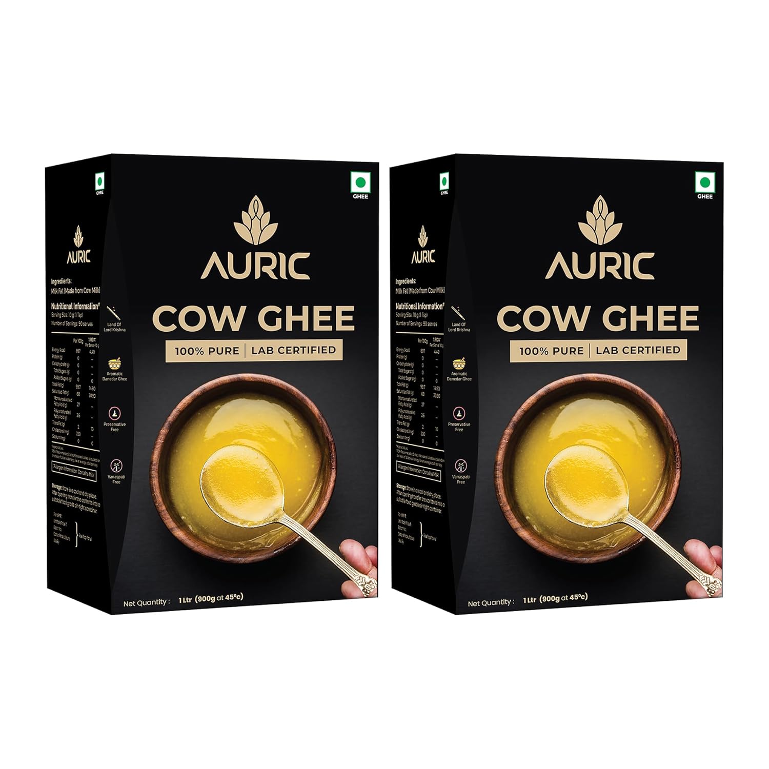 Auric Cow Ghee 1L | 100% Pure And Natural | Desi Ghee | Highly Nutritious | Helps Keep Your Heart Healthy | image 3