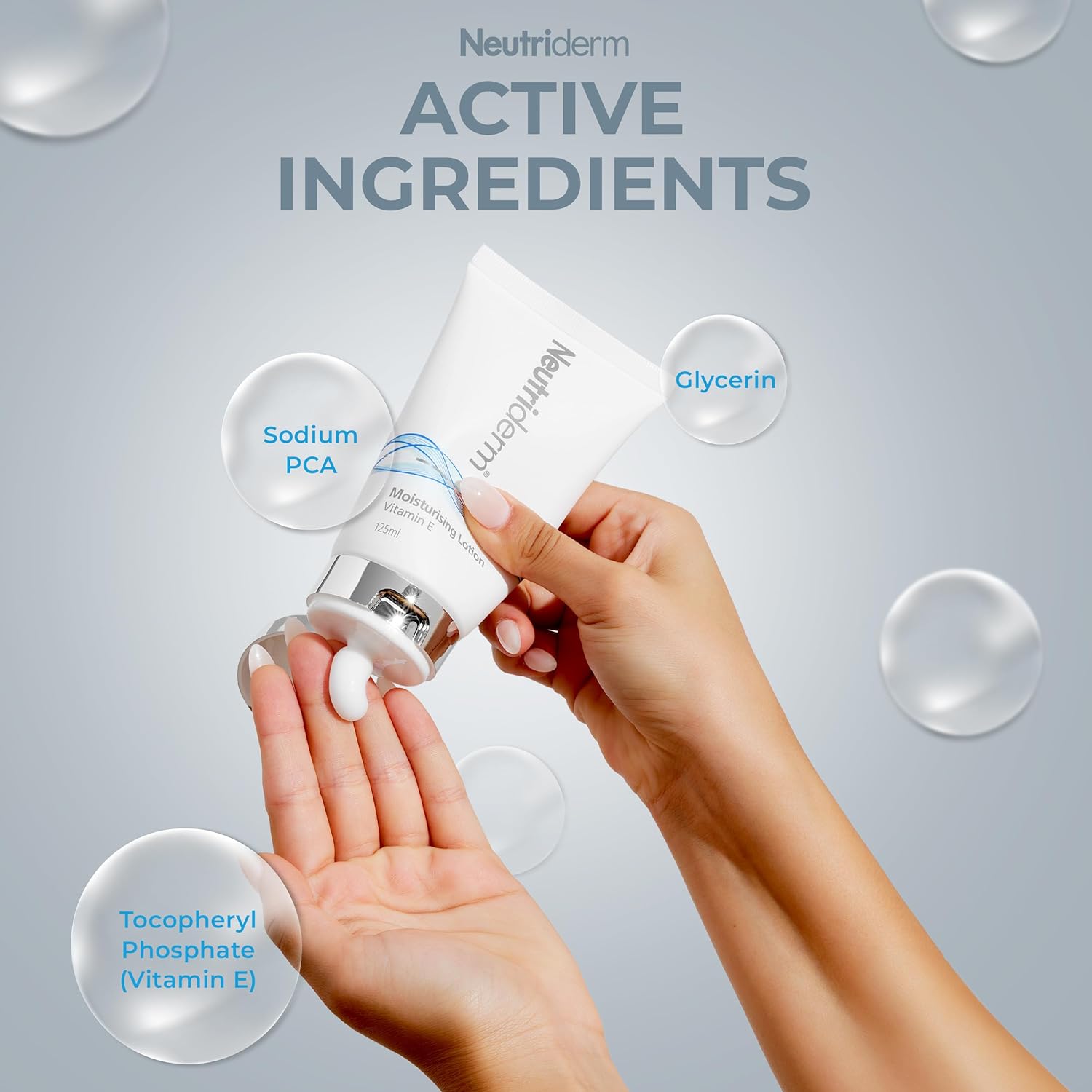Neutriderm Vitamin E Moisturising Lotion – Hydrating Skincare for All Skin Types – 125ml image 4