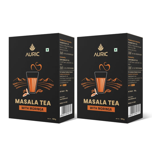 Auric   Moringa Masala Tea - Black Tea from Assam & Darjeeling image 1