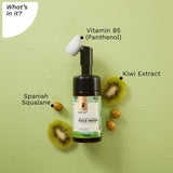 Pilgrim Spanish Foaming Face Wash With Kiwi Extracts & Aloe For Skin Hydration -120 ml image 3