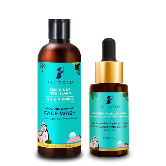 Pilgrim Face Cleanser 100ml,Face Serum 30ml image 1