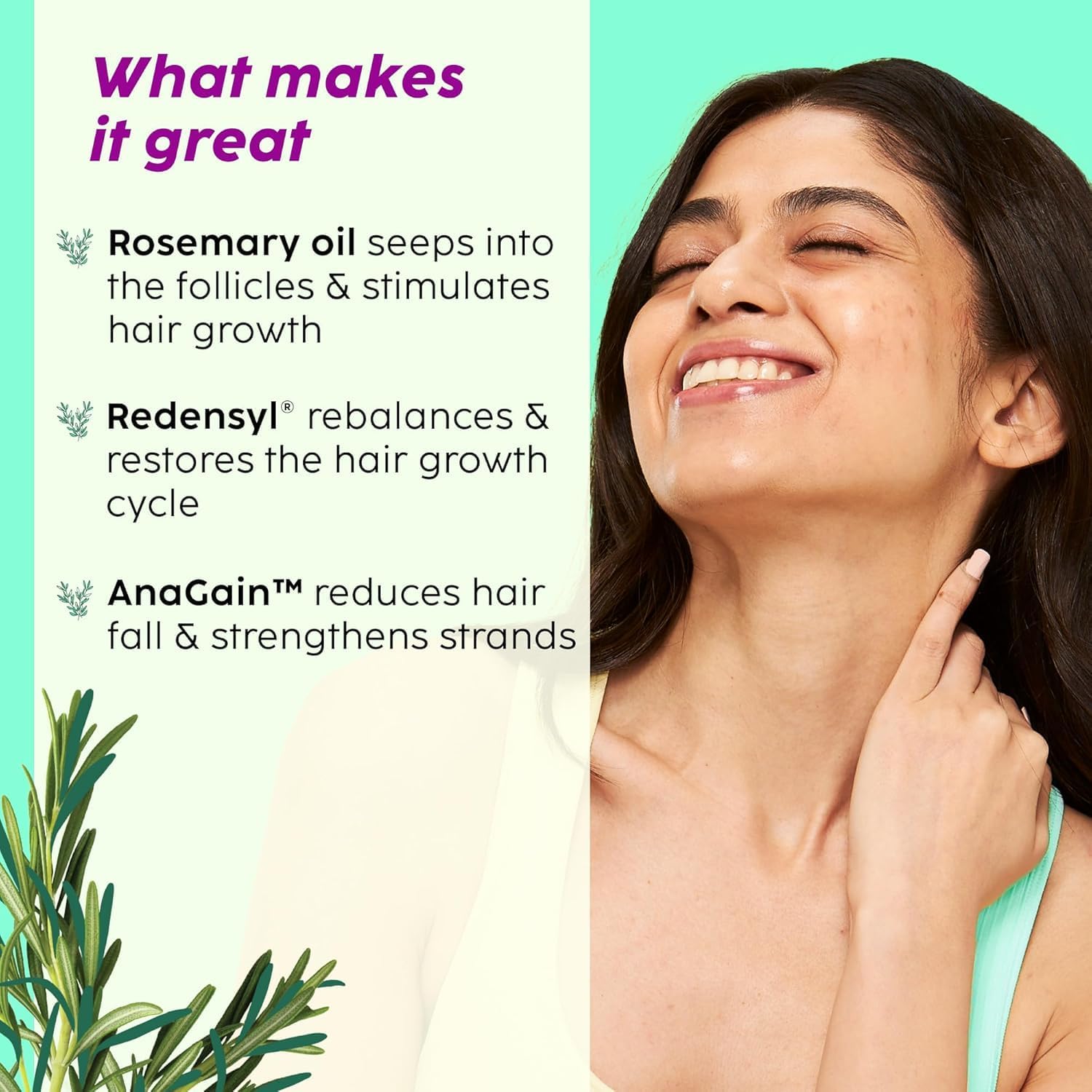 PLI'X THE PLANT FIX Rosemary Hair Growth Serum -30ml image 3