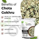 Namo Organics Gokhru Chota - 400 gms image 3