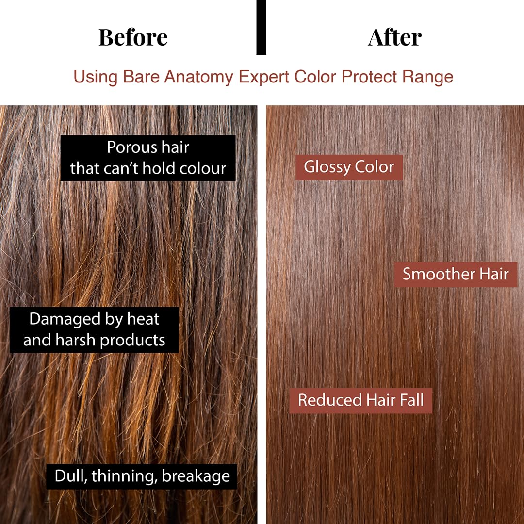 Bare Anatomy Hair Colour Protect Shampoo,Protein For Dry & Frizzy Coloured Hair For Unisex,-  250ml image 2