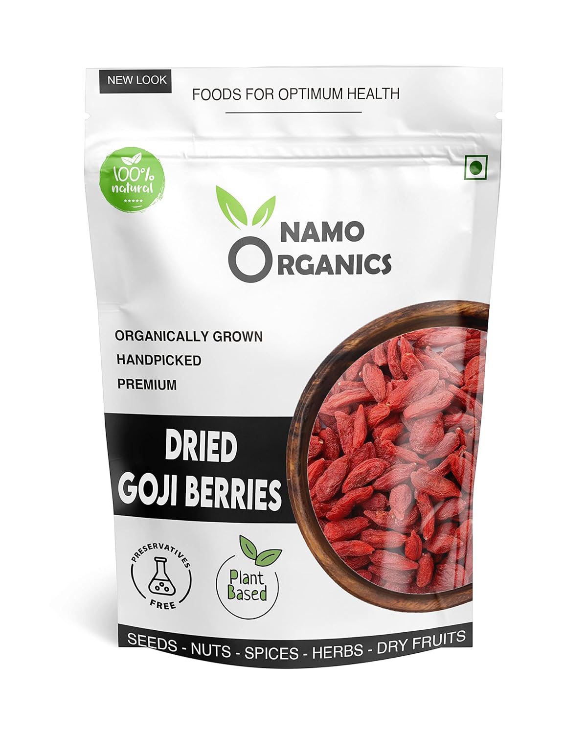 Namo Organics Dried Goji Berris-200gm image 1