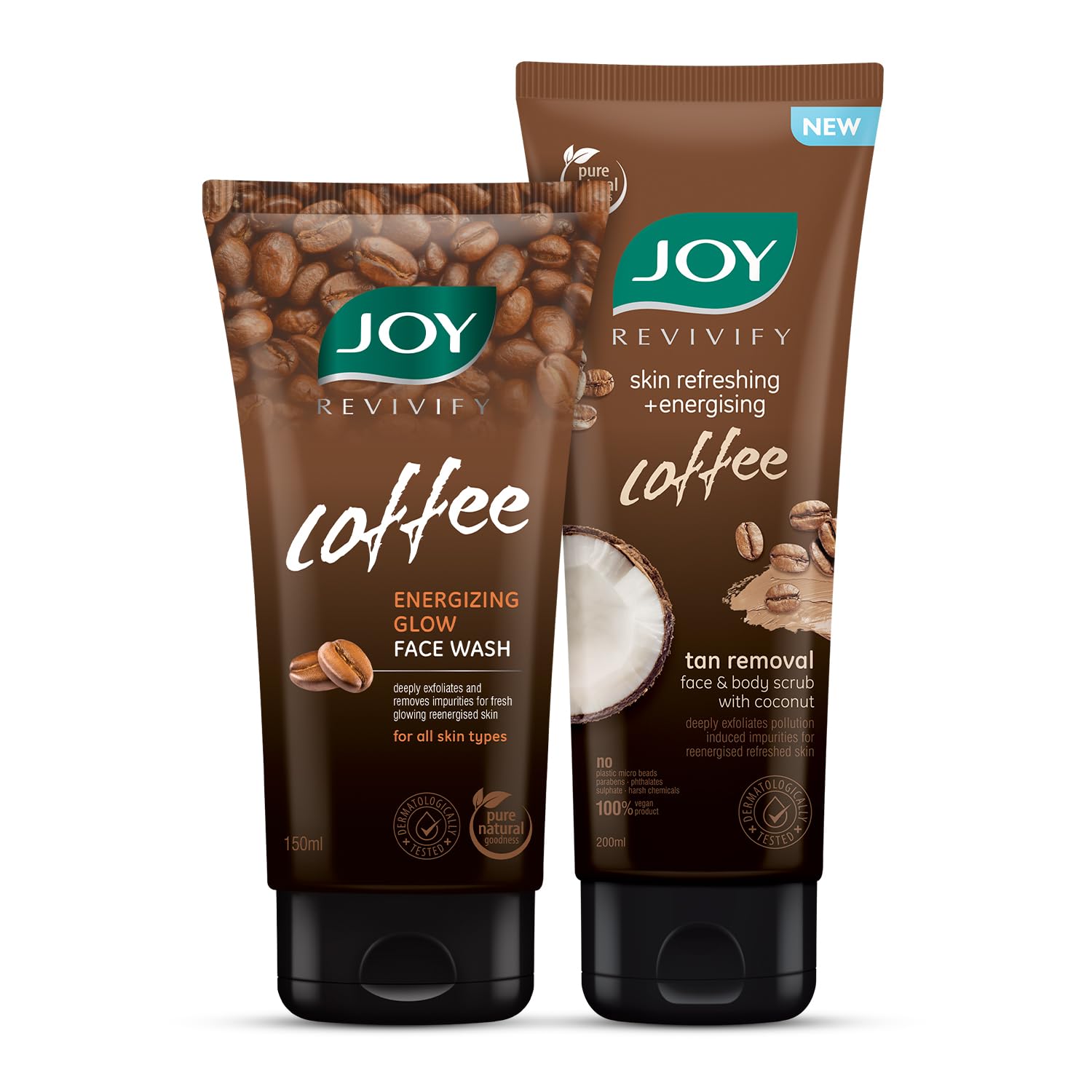 Joy Tan Removal Exfoliating Coffee Face Wash (150ml) image 4