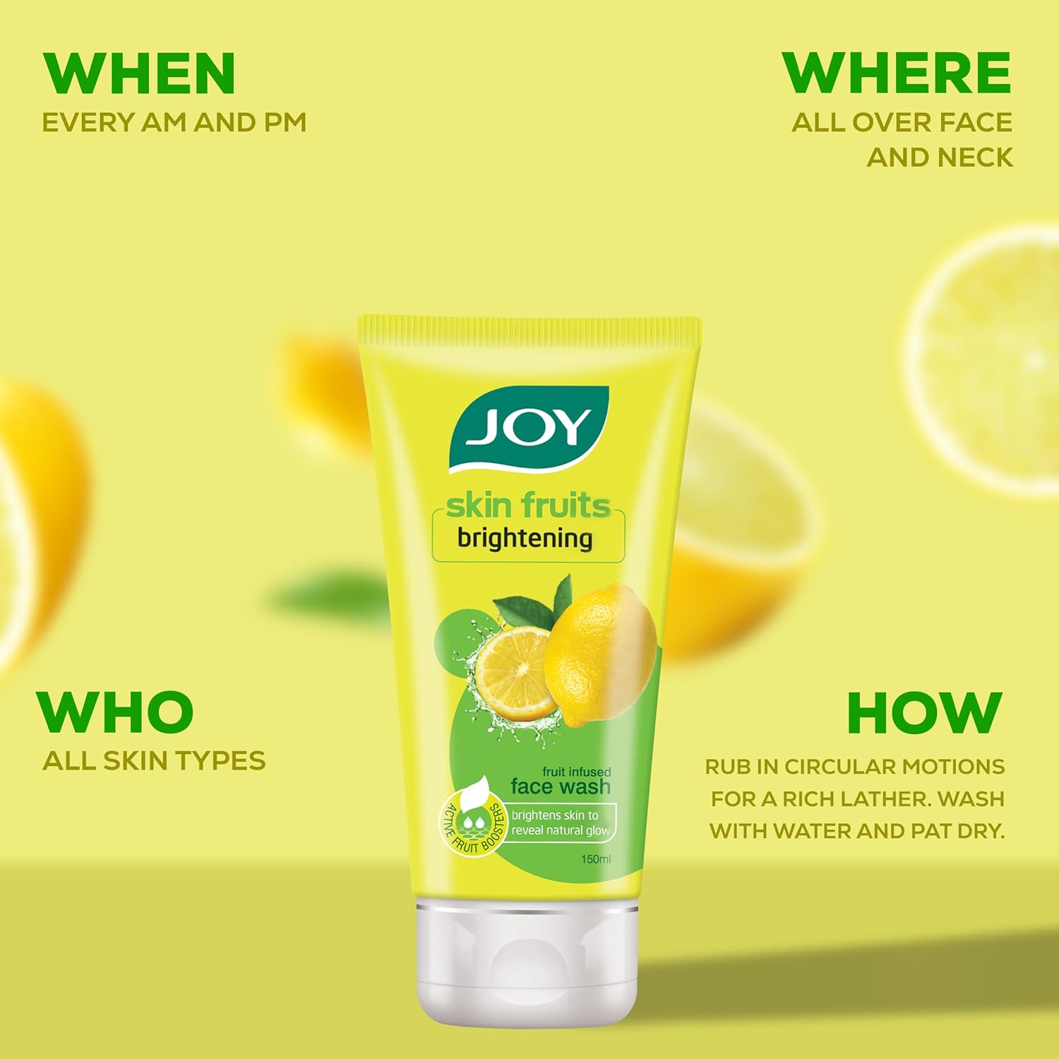 Joy Charcoal Face Wash  pack of 2 (2X150ml) image 8