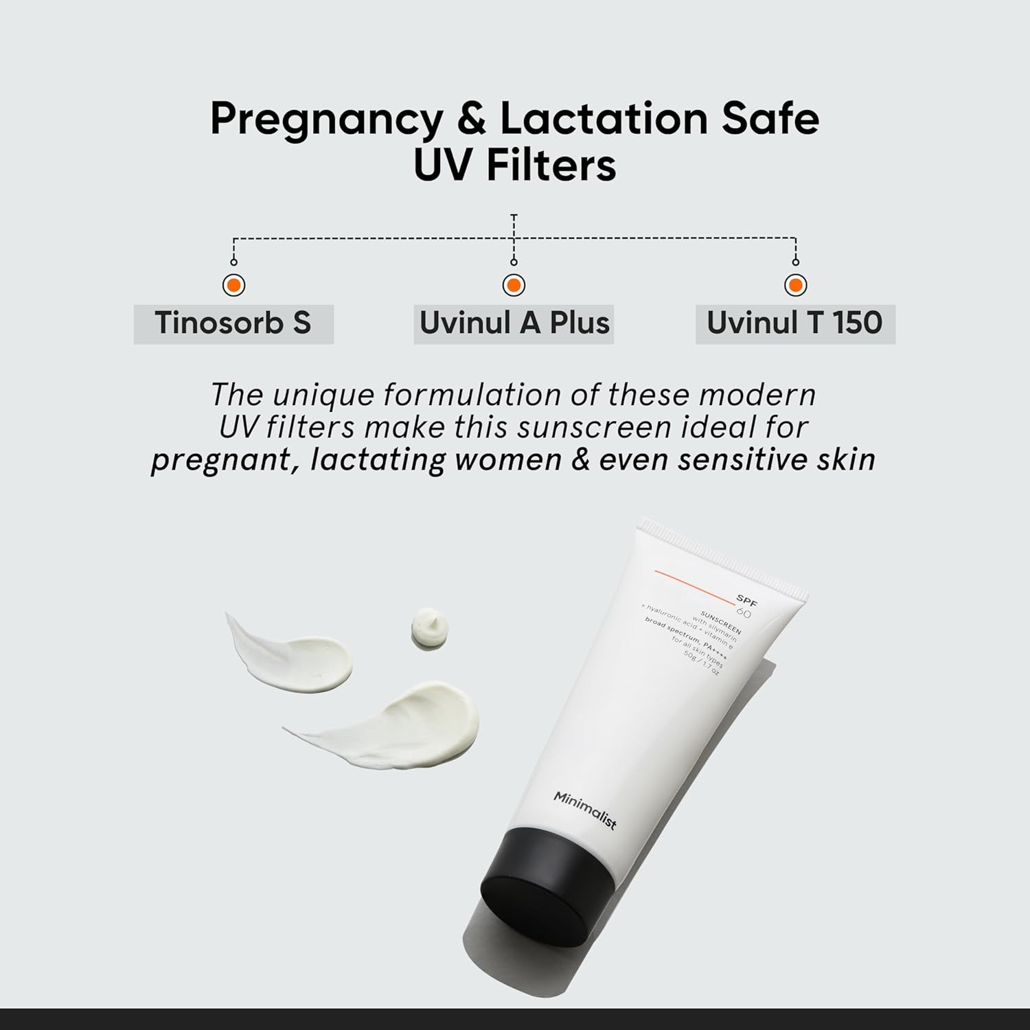 Minimalist Sunscreen SPF 60 PA ++++ | Broad Spectrum Sunscreen 50 gm image 4