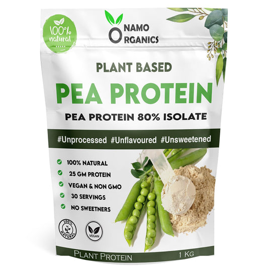 Namo Organics Pea Protein Powder - 1kg image 1