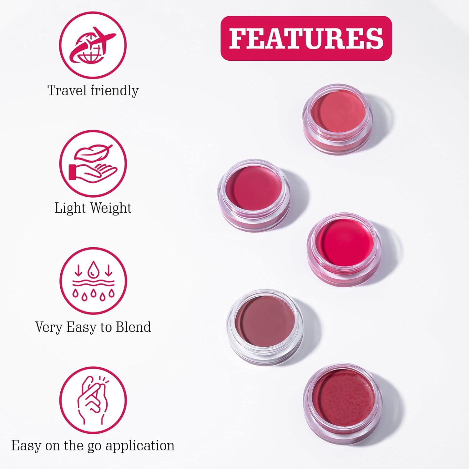 Aravi Organic Lip and Cheek TintChapped Lips, Blush & Eyeshadow Fo All Skin Types - 8 gm image 7