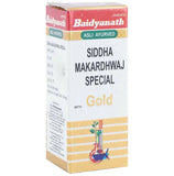 Baidyanath Siddha Makardhwaj Special Tablets With Gold -25 tabs image 1
