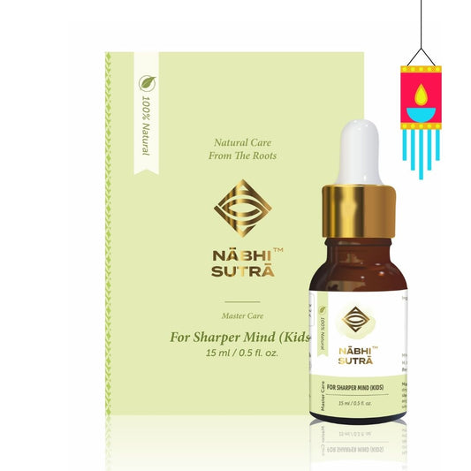 Nabhi Sutra Brain Development (kids) - Belly Button Oil - 15 ml image 1