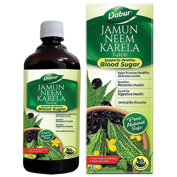 Dabur Jamun Neem Karela Juice - 1 litre image 1