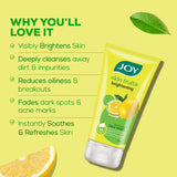 Joy  Lemon Face Wash pack of 2 (2X100ml) Vitamin C For Naturally Glowing Skin image 5