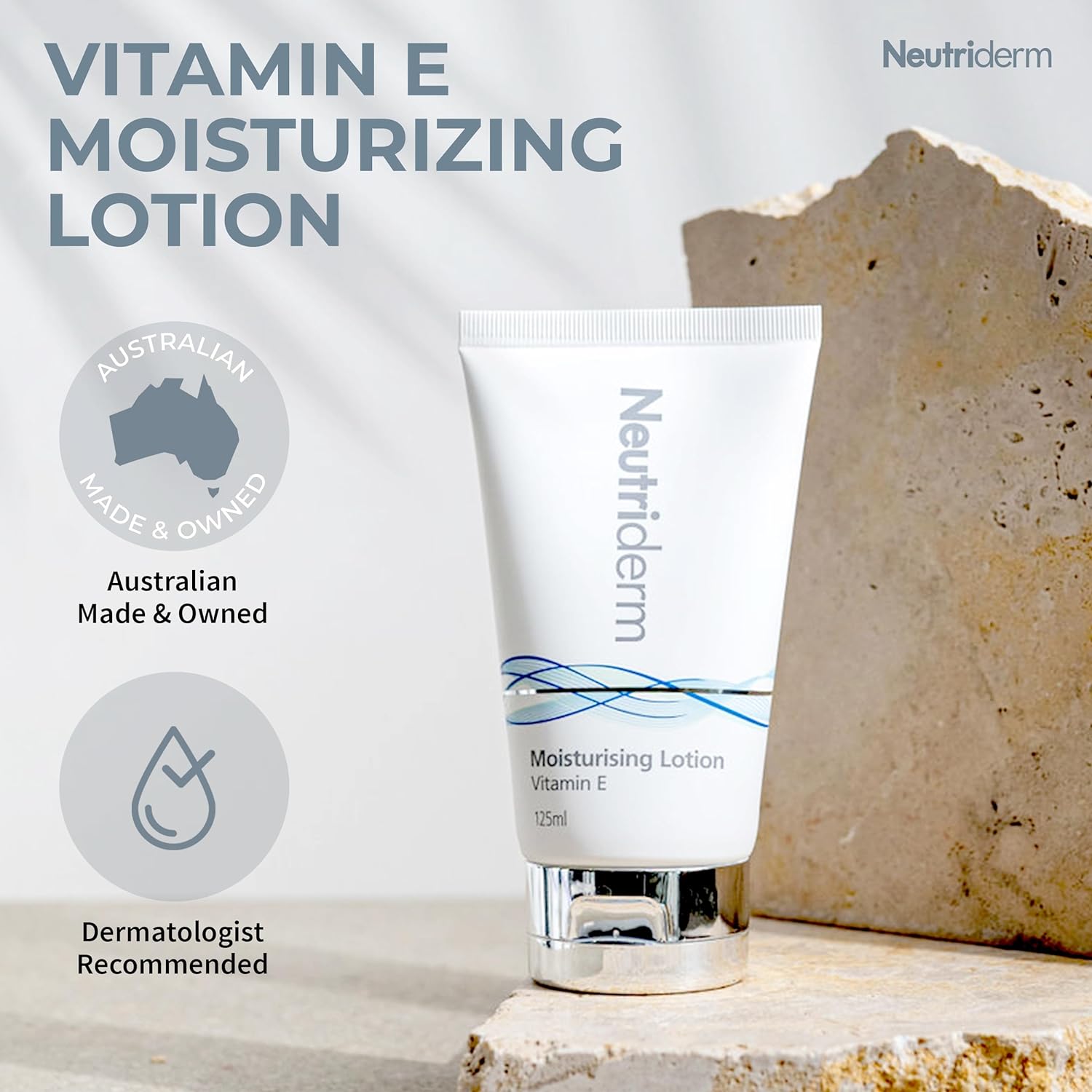Neutriderm Vitamin E Moisturising Lotion – Hydrating Skincare for All Skin Types – 125ml image 3