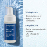 BeBodywise 1% Salicylic Acid Face Wash -120 ml image 2