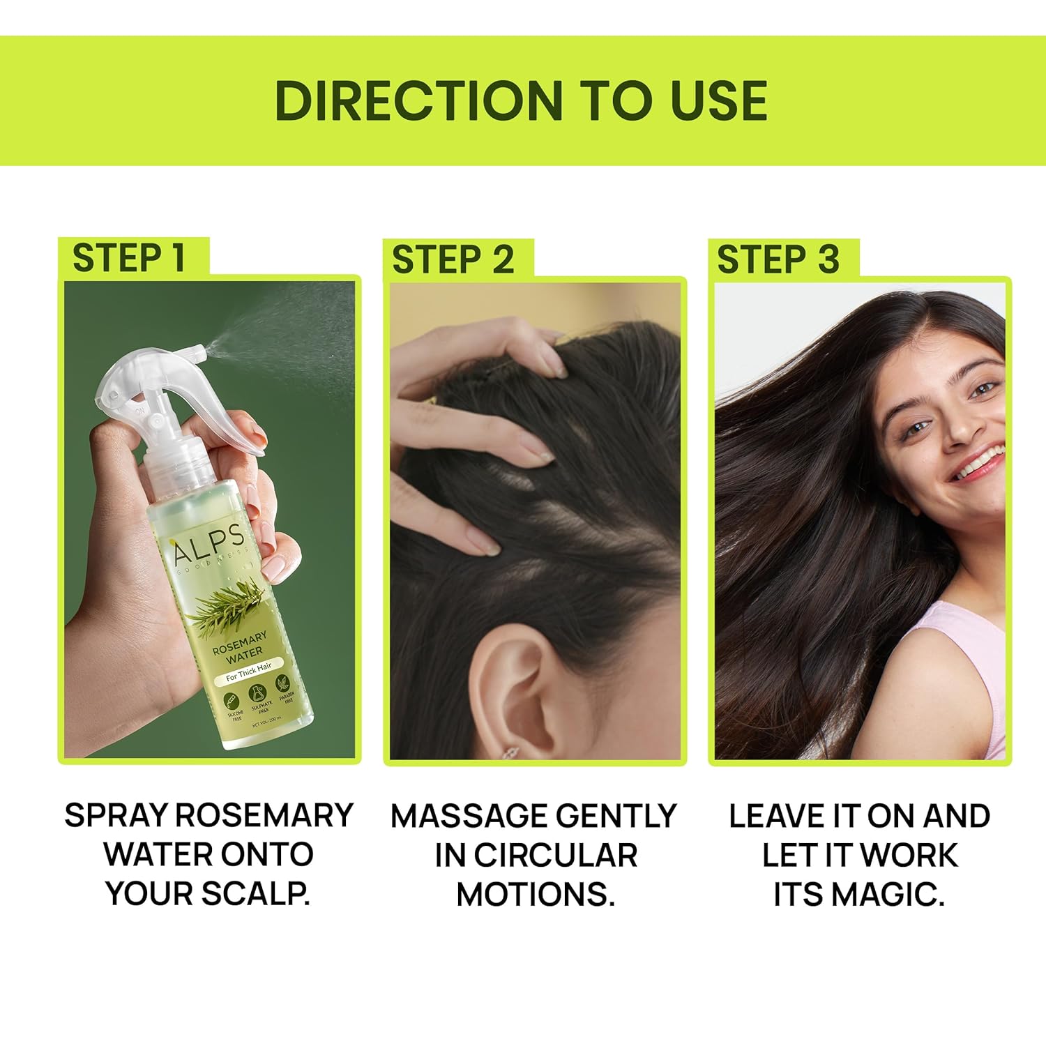 Alps Goodness Rosemary  Water Spray (200ml) and Rosemary & Curry Leaf Powder (50g) image 7