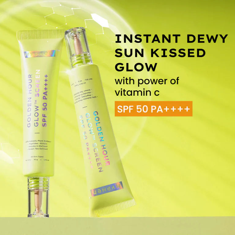 Hyphen Golden Hour Glow Sunscreen SPF 50 PA++++ - 4g image 8