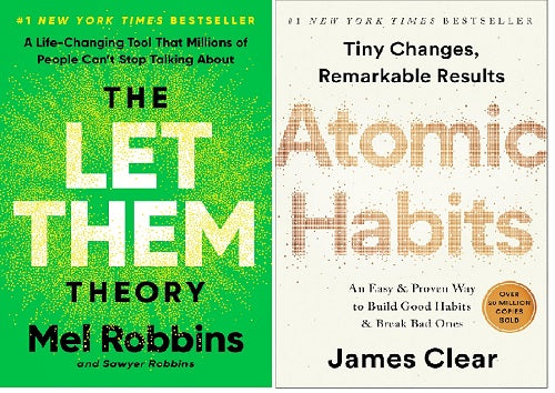The Let Them Theory Transform Your Life & Atomic Habits By James,Mel Paperback image 1