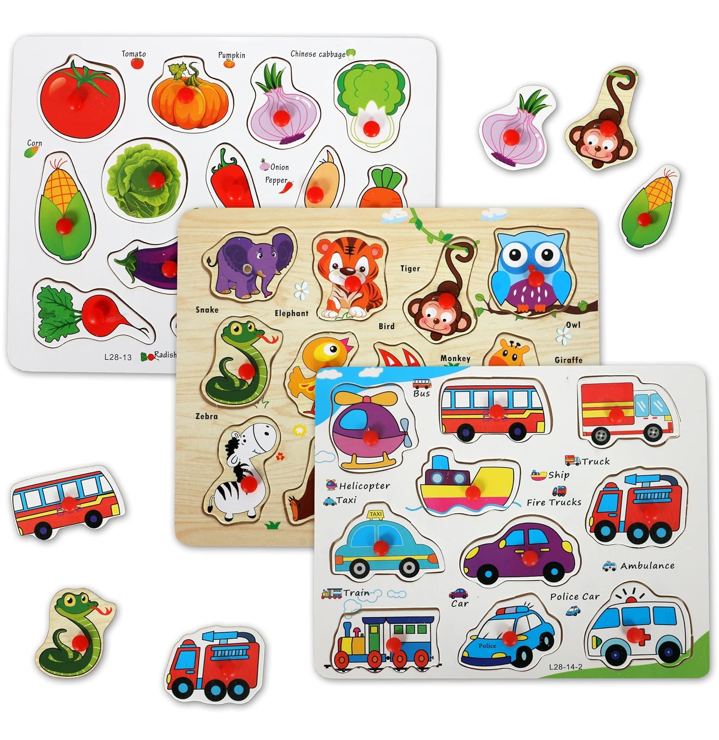 Chocozone Wooden Learning Educational Game Board (Alphabets, Numbers & Shapes) image 6