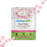 Mamaearth Rose Water Bamboo Sheet Mask with Rose Water & Milk -25 gm image 1