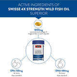 Swisse 4X Fish Oil Omega 3 - 60 Capsules image 2