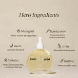 Indē Wild Champi Hair Oil with Brahmi, Amla and Bhringraj -50ml image 4