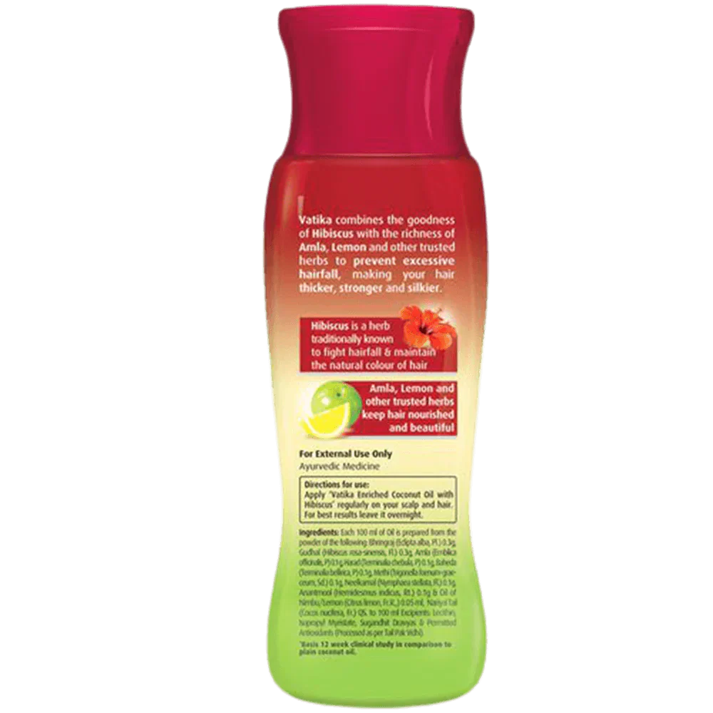 Dabur Vatika Enriched Coconut Hair Oil with Hibiscus -150 ml image 3