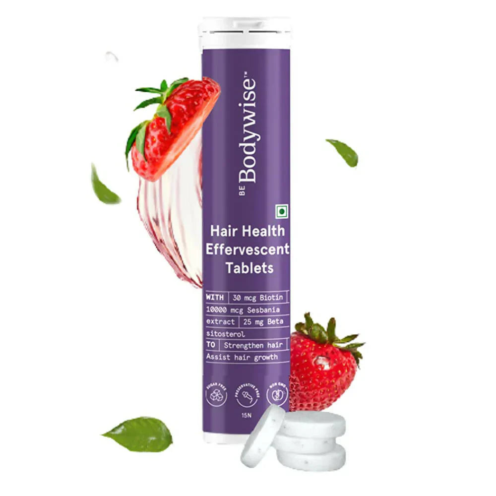 BeBodywise Hair Healthy Effervescent Tablets -15 tabs image 1