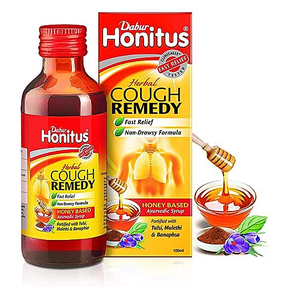 Dabur Honitus Cough Syrup - 100 ml image 1