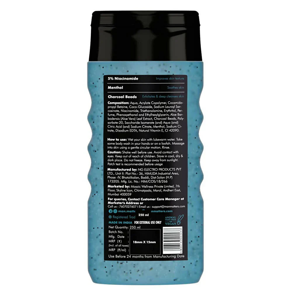 Man Matters Charcoal Body Wash -250 ml image 2