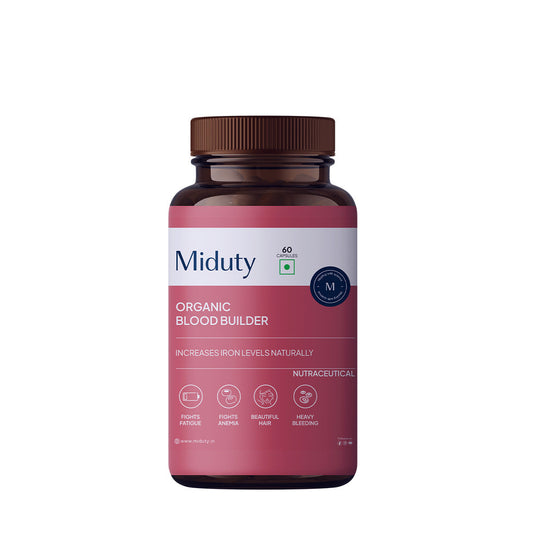 Miduty By Palak Notes Organic Blood Builder - 60 Caps image 1