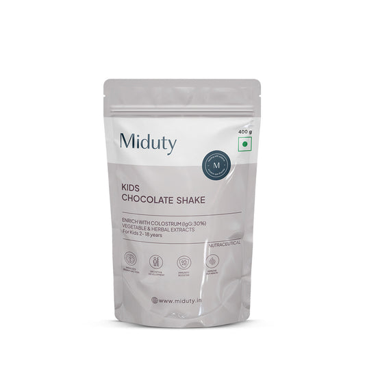Miduty By Palak Notes Kids Chocolate Shake Powder - 400 gms image 1