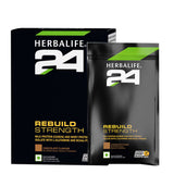 Herbalife Nutrition 24 Rebuild Strength Chocolate Flavor Powder - 500 gms image 1