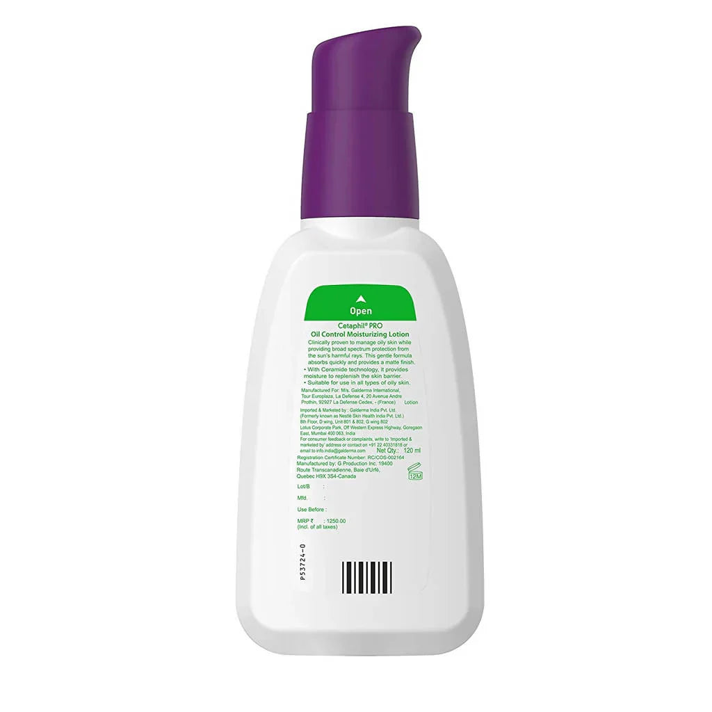 Cetaphil Pro Oil Control Moisturizing Lotion -120 ml image 3