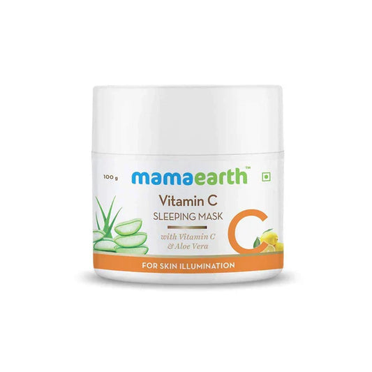 Mamaearth Vitamin C Sleeping Mask with Aloe Vera for Skin Illumination- 100 gm image 1