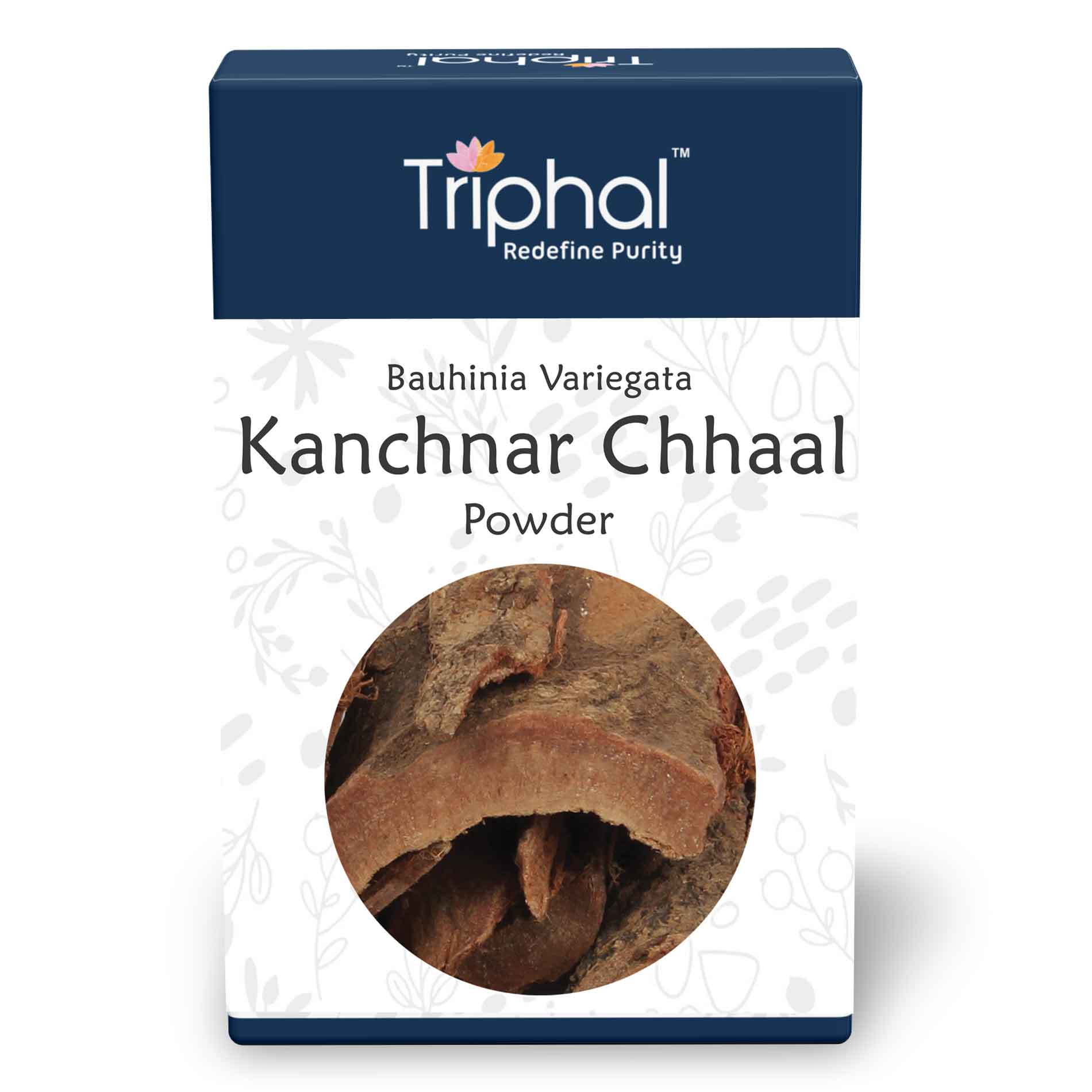 Triphal Kanchnar Bark Powder – Kachnar Chaal Churn – Bauhinia Variegata image 1