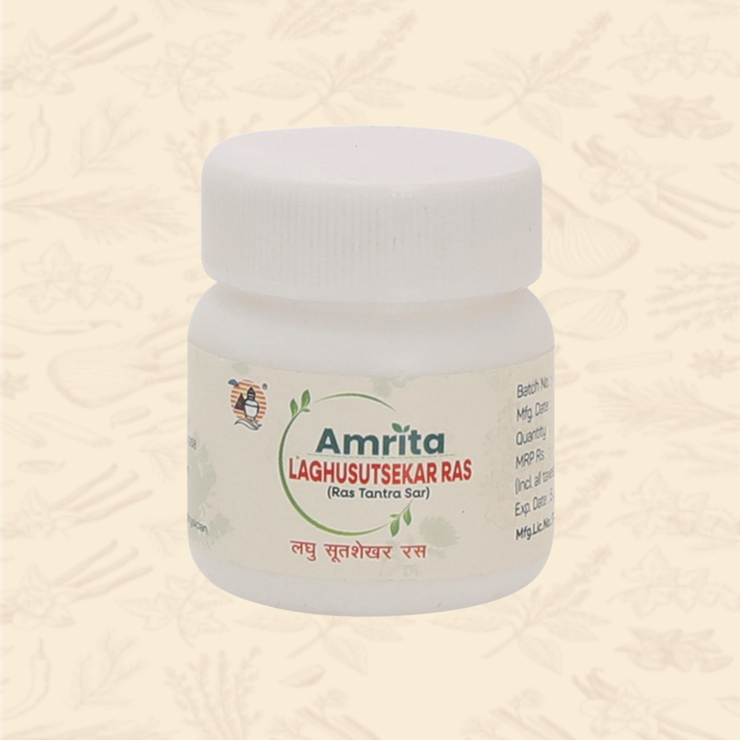 Amrita Laghu Sutshekhar Ras - 60 Tablets image 1