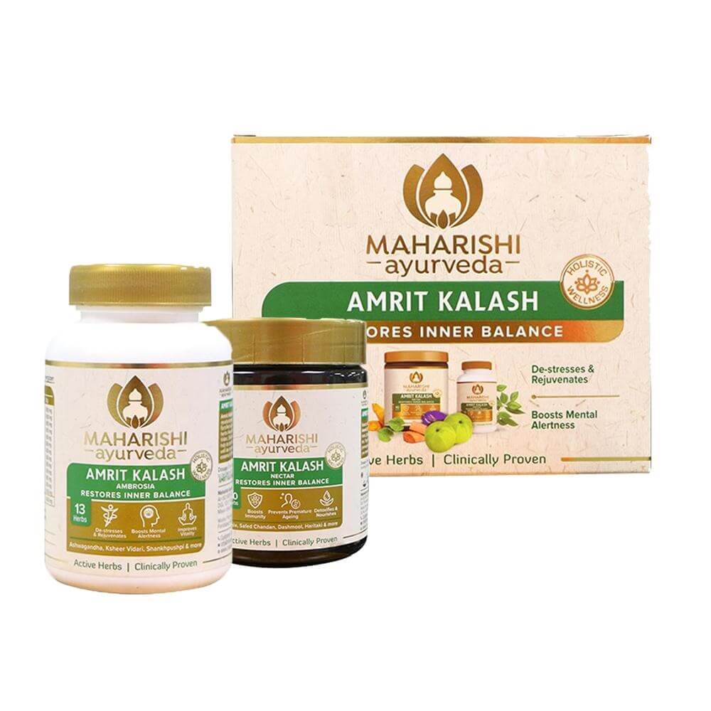Maharishi Amrit Kalash Combo – Herbal Paste & Tablets image 1