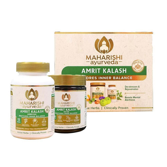 Maharishi Amrit Kalash Combo – Herbal Paste & Tablets image 1