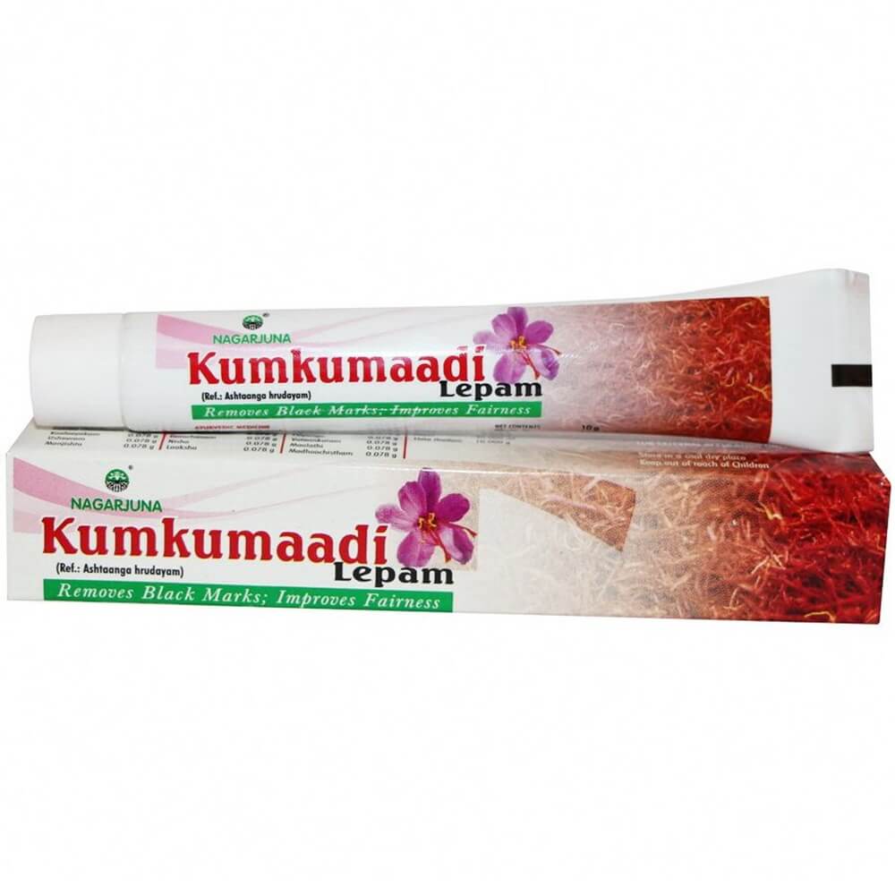 Nagarjuna Ayurveda Kumkumaadi Lepam - 10 gms image 1