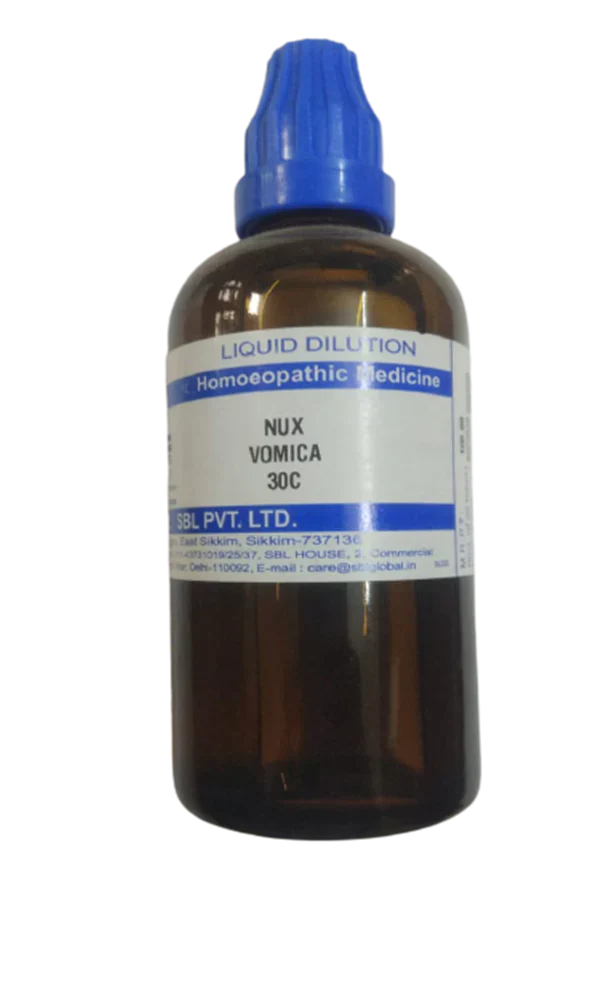 SBL Homeopathy Nux Vomica Dilution -30 CH - 30 ml image 4