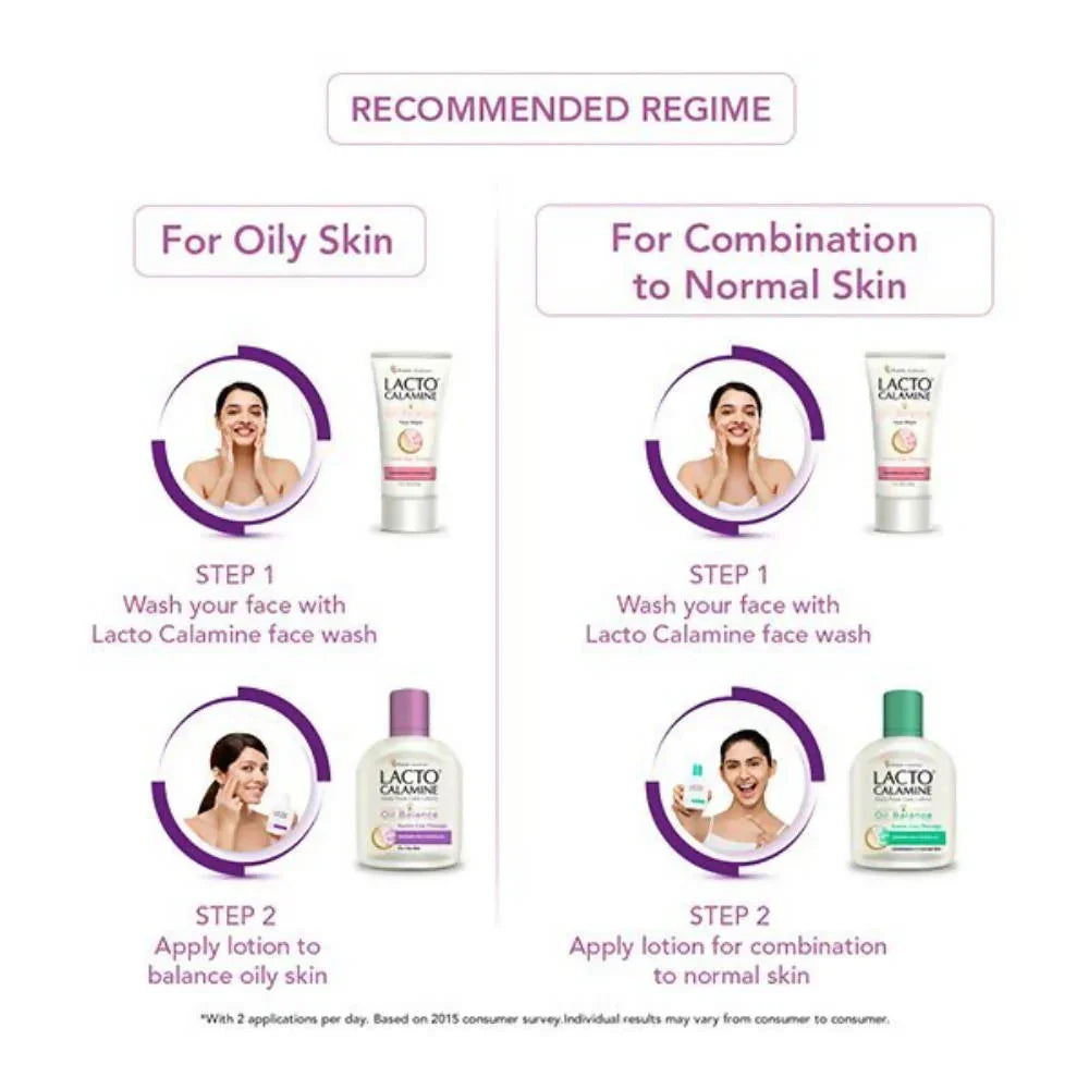 Lacto Calamine Daily Face Care Lotion for Oil Balance -120 ml image 4