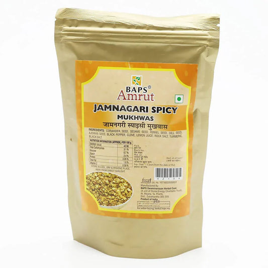 BAPS Amrut Spicy Jamnagari Digestive Mukhwas – 200g image 1