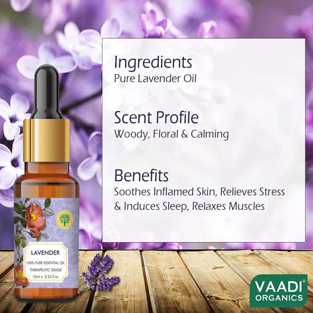 Vaadi Herbals Lavender Oil Therapeutic Grade -10 ML image 3