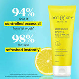 OT & KEY Lime Rush Sports Face Wash - 100Ml image 3
