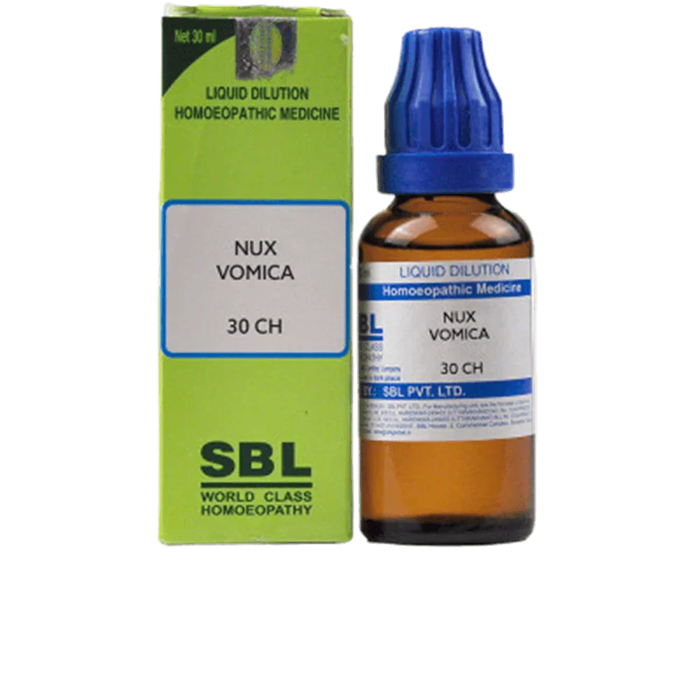 SBL Homeopathy Nux Vomica Dilution -30 CH - 30 ml image 1
