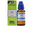 SBL Homeopathy Nux Vomica Dilution -30 CH - 30 ml image 1