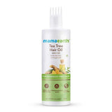 Mamaearth Tea Tree Anti Dandruff Shampoo + Hair Oil For Dandruff Free Hair Combo -250 image 3