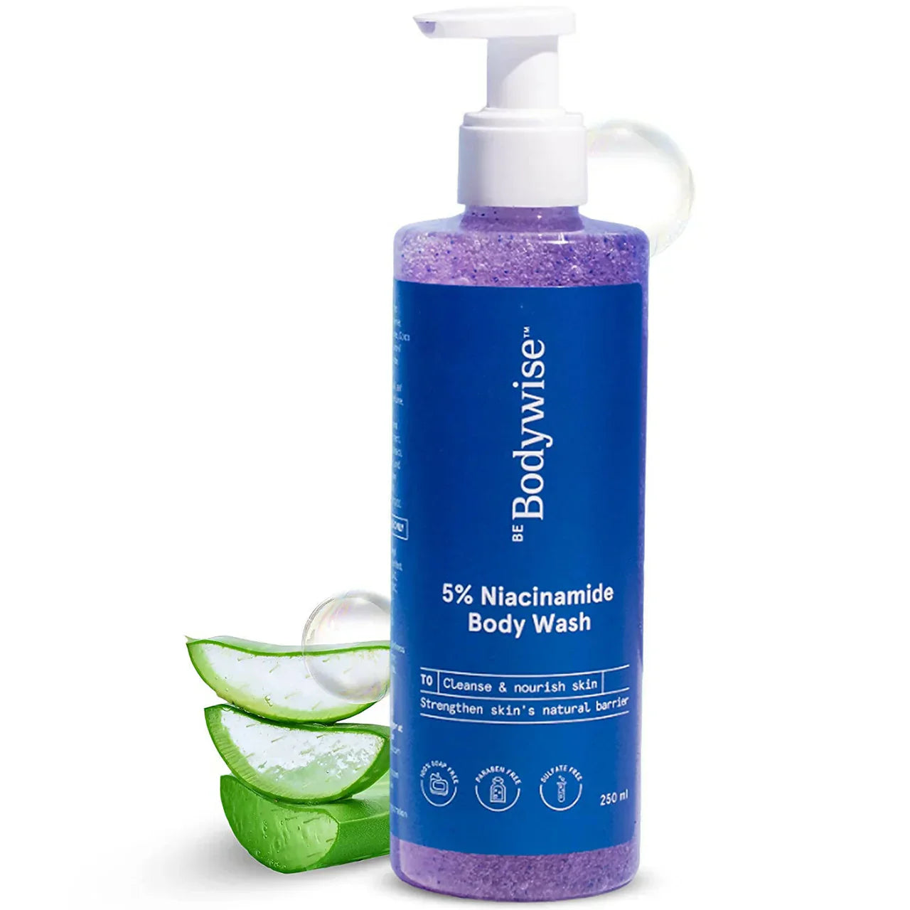 BeBodywise 5% Niacinamide Body Wash -250 ml image 1